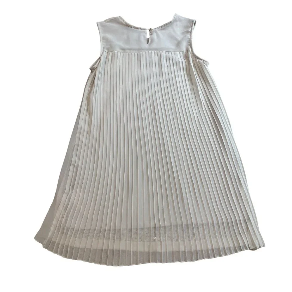 Mayoral Sequin Holiday Dress Girls‎ Size 12 Pleated Back Sleeveless Lined Formal
